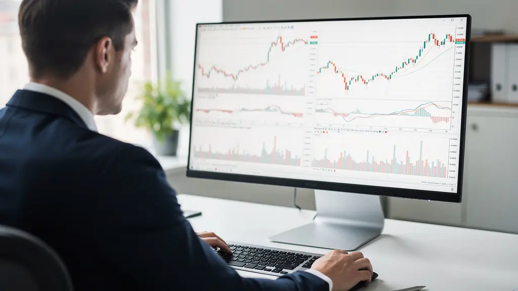 Analyse de l'évolution des taux de crédit immobilier sur écran d'ordinateur